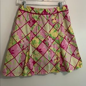 Lilly Pulitzer Printed Skort with Adjustable Waist